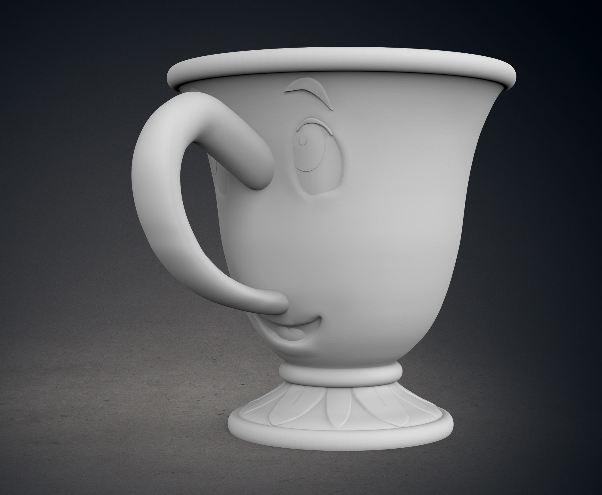 Mrs Potts and Chip 3D print model_12