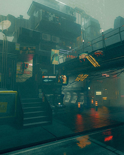 SCI-FI ENVIRONMENT 3D model