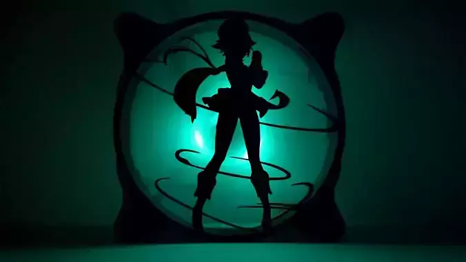 Genshin Impact Sucrose PC fan cover  3D print model