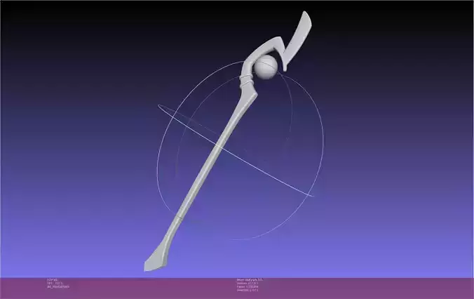 Konosuba Megumin Staff Printable Assembly