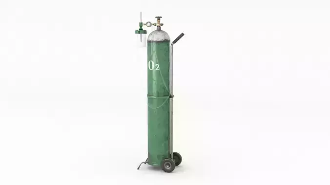 Oxygen gas tank