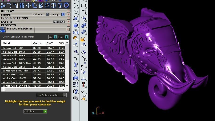 elephant of wealth 3D print model_10