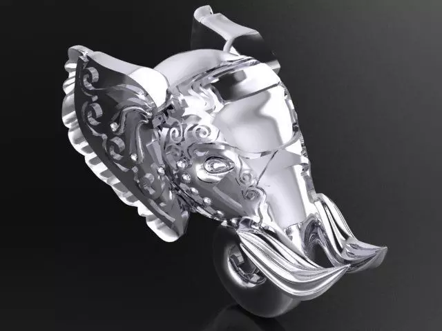 elephant of wealth 3D print model_0