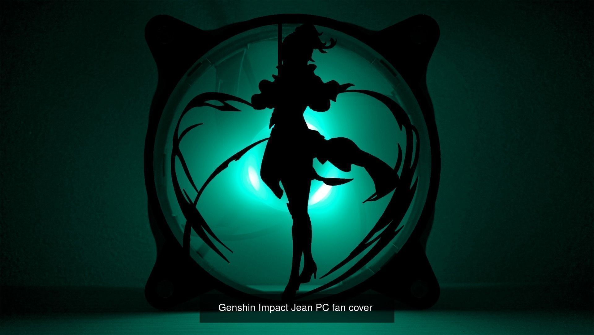 Genshin Impact Characters Anemo PC fan cover  3D Model Collection_9