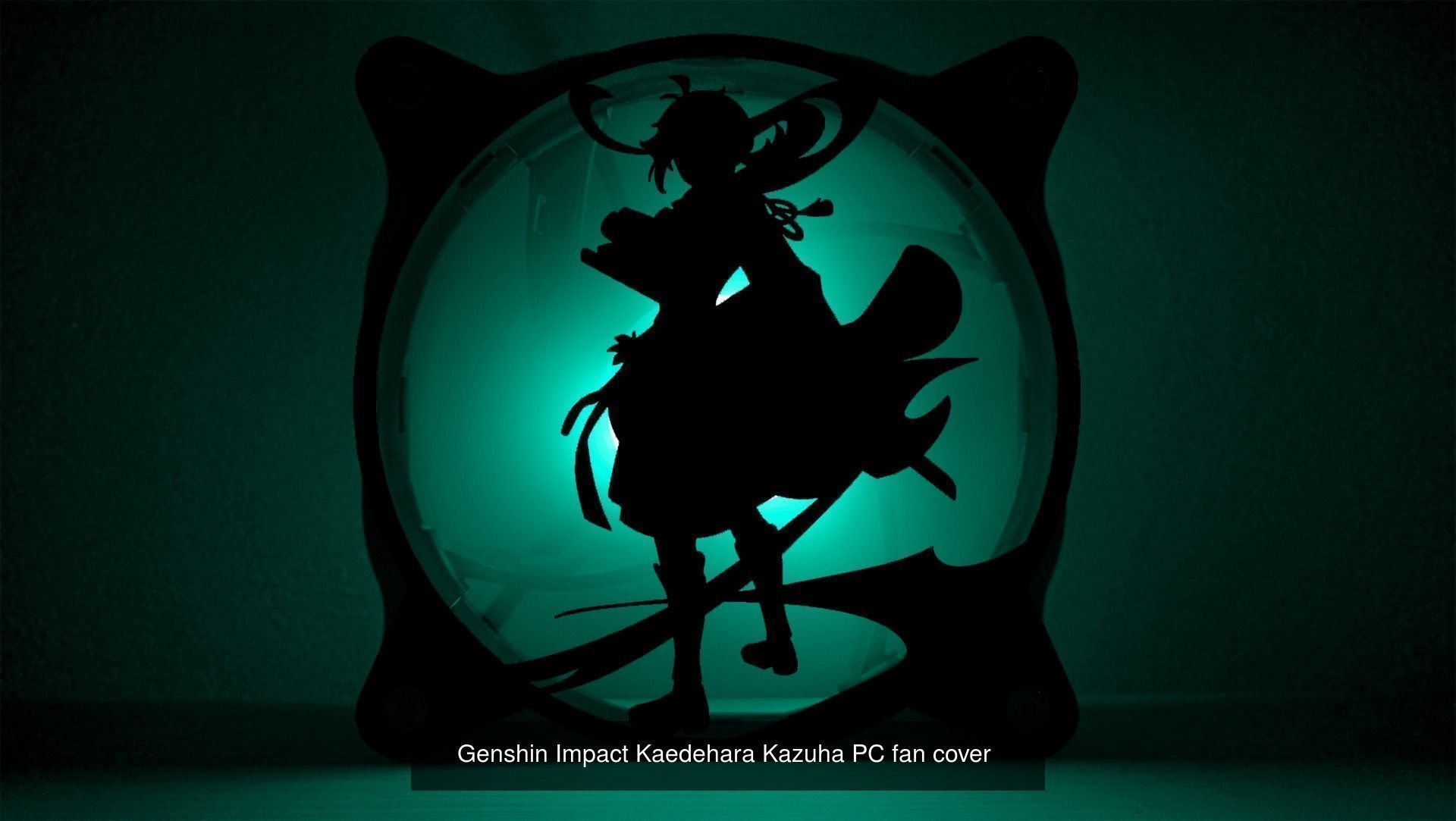 Genshin Impact Characters Anemo PC fan cover  3D Model Collection_3