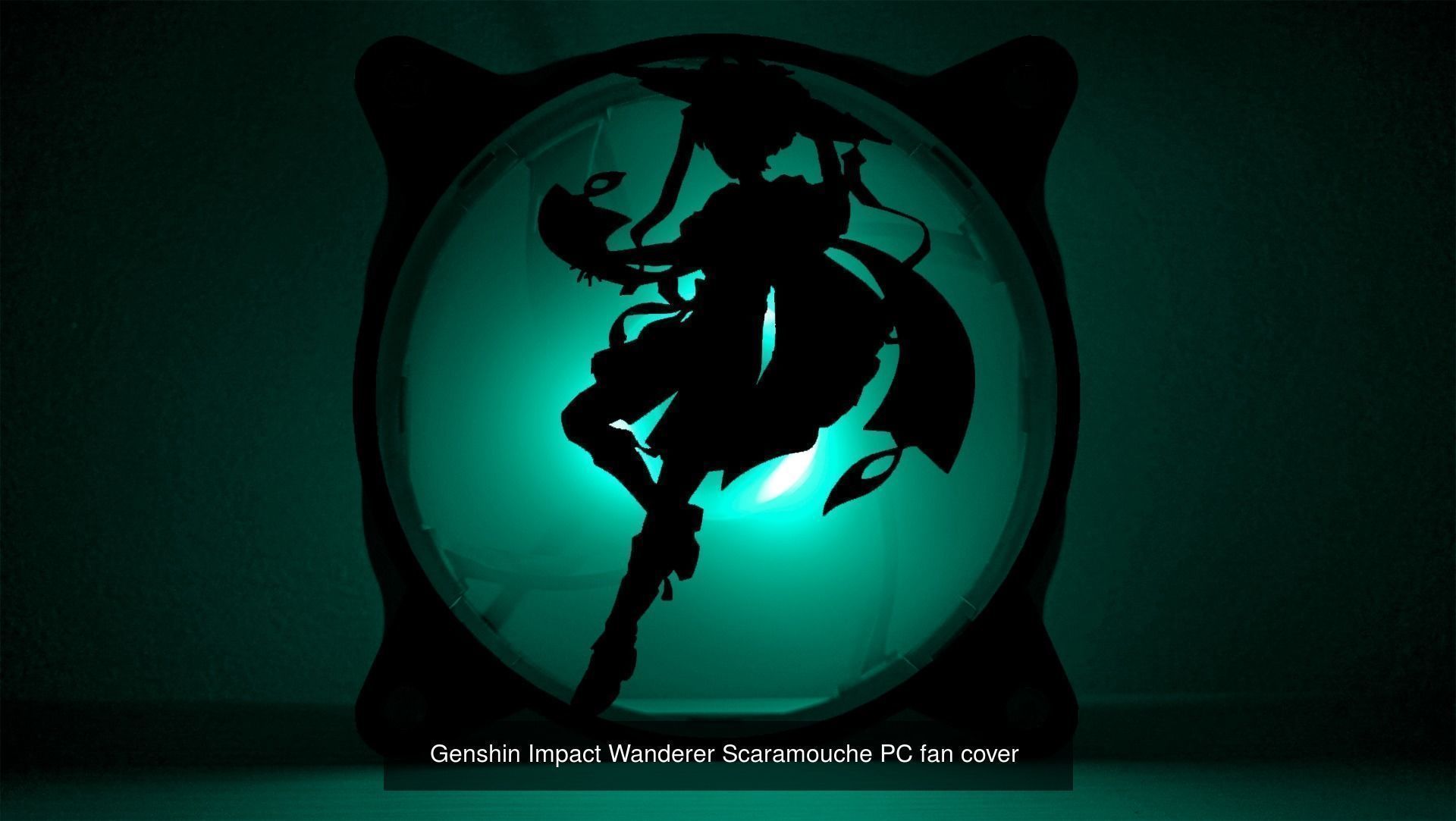 Genshin Impact Characters Anemo PC fan cover  3D Model Collection_6