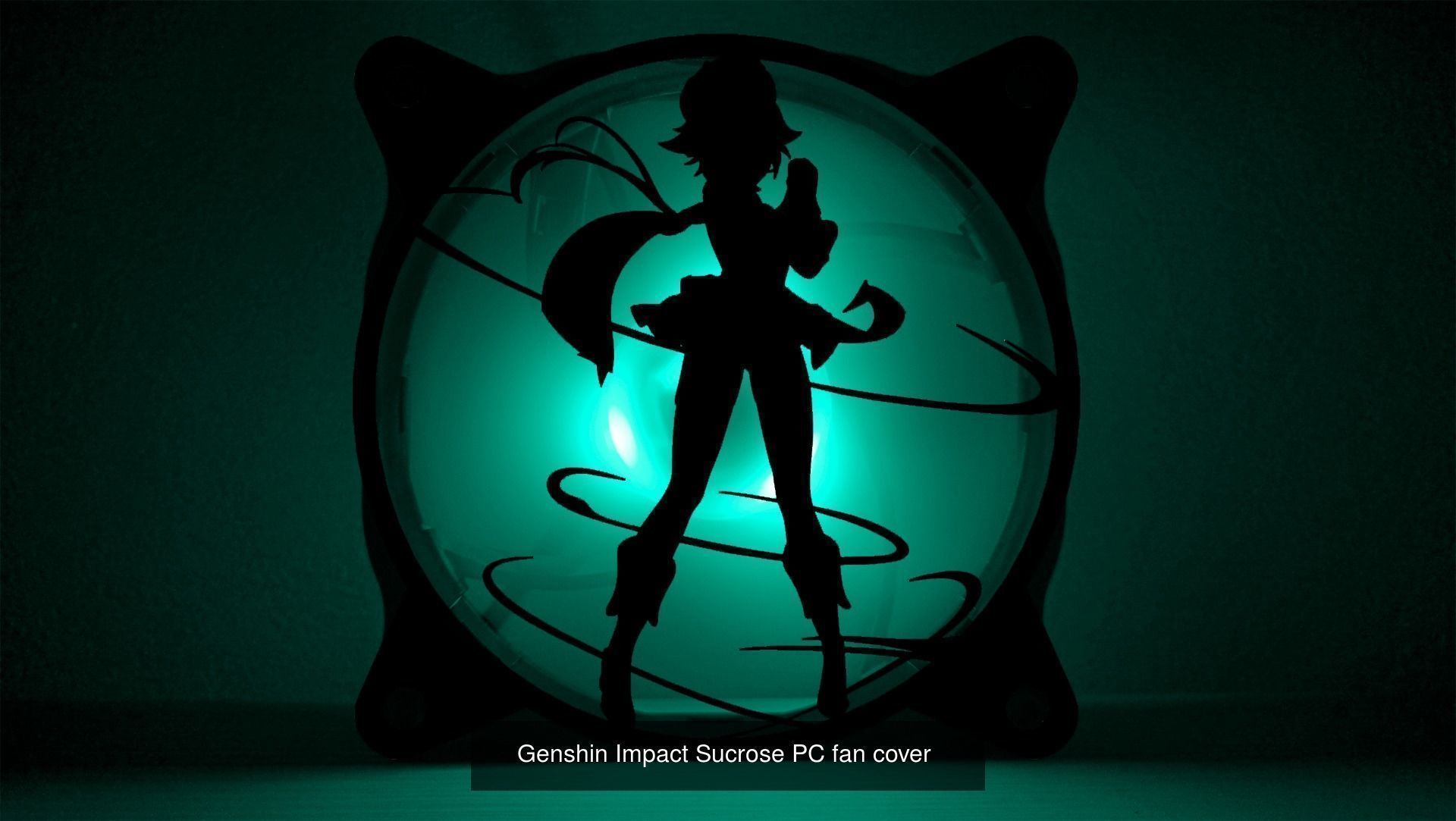 Genshin Impact Characters Anemo PC fan cover  3D Model Collection_8