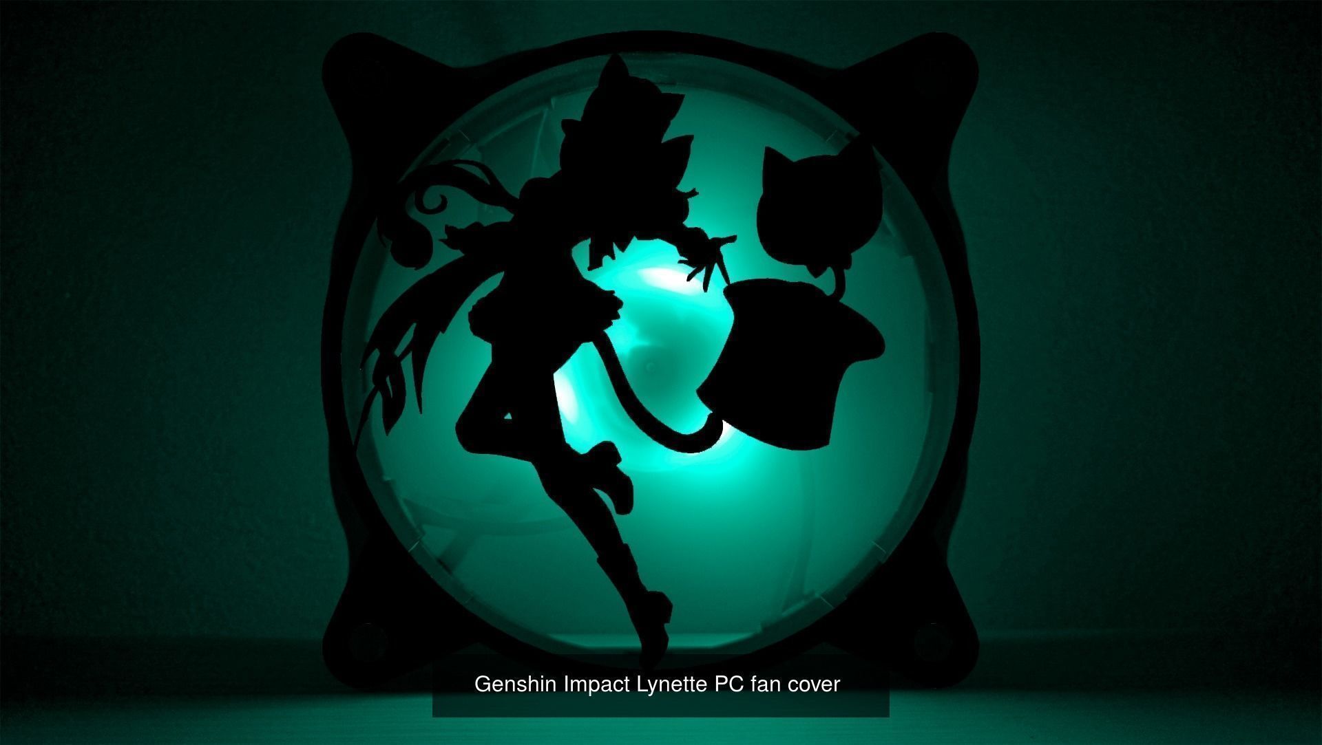 Genshin Impact Characters Anemo PC fan cover  3D Model Collection_4