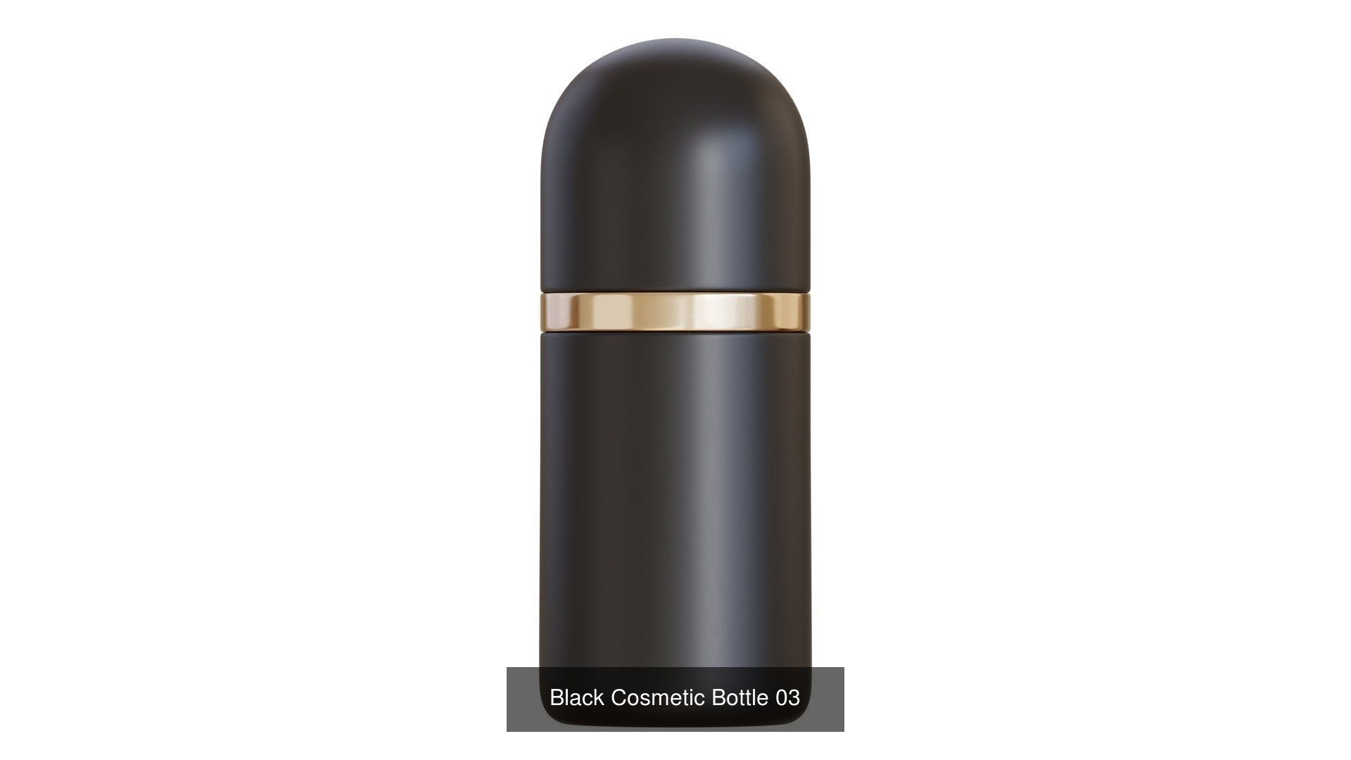Black Cosmetic Containers 3D Model Collection_21