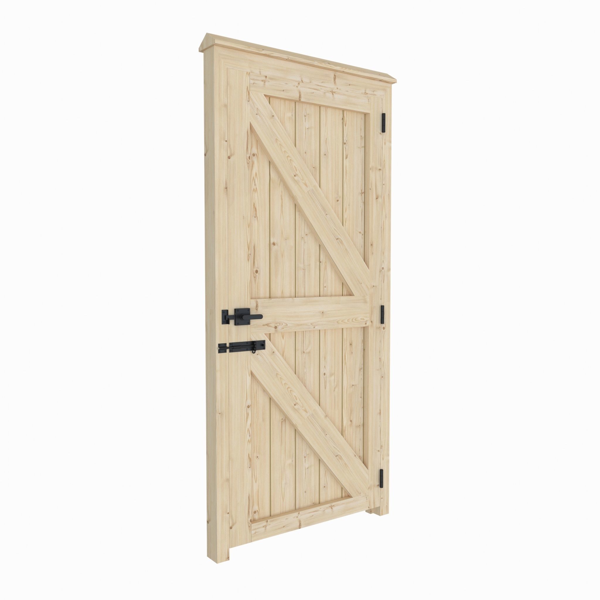 Gate Wood Outdoor 3D model_1