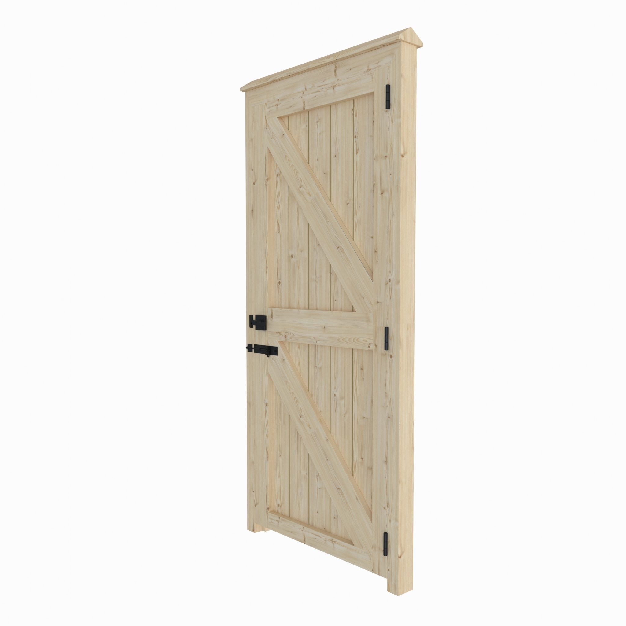 Gate Wood Outdoor 3D model_4