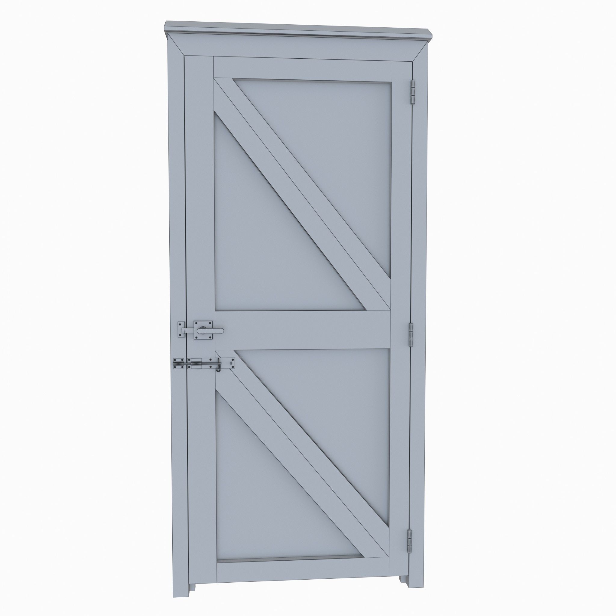 Gate Wood Outdoor 3D model_9