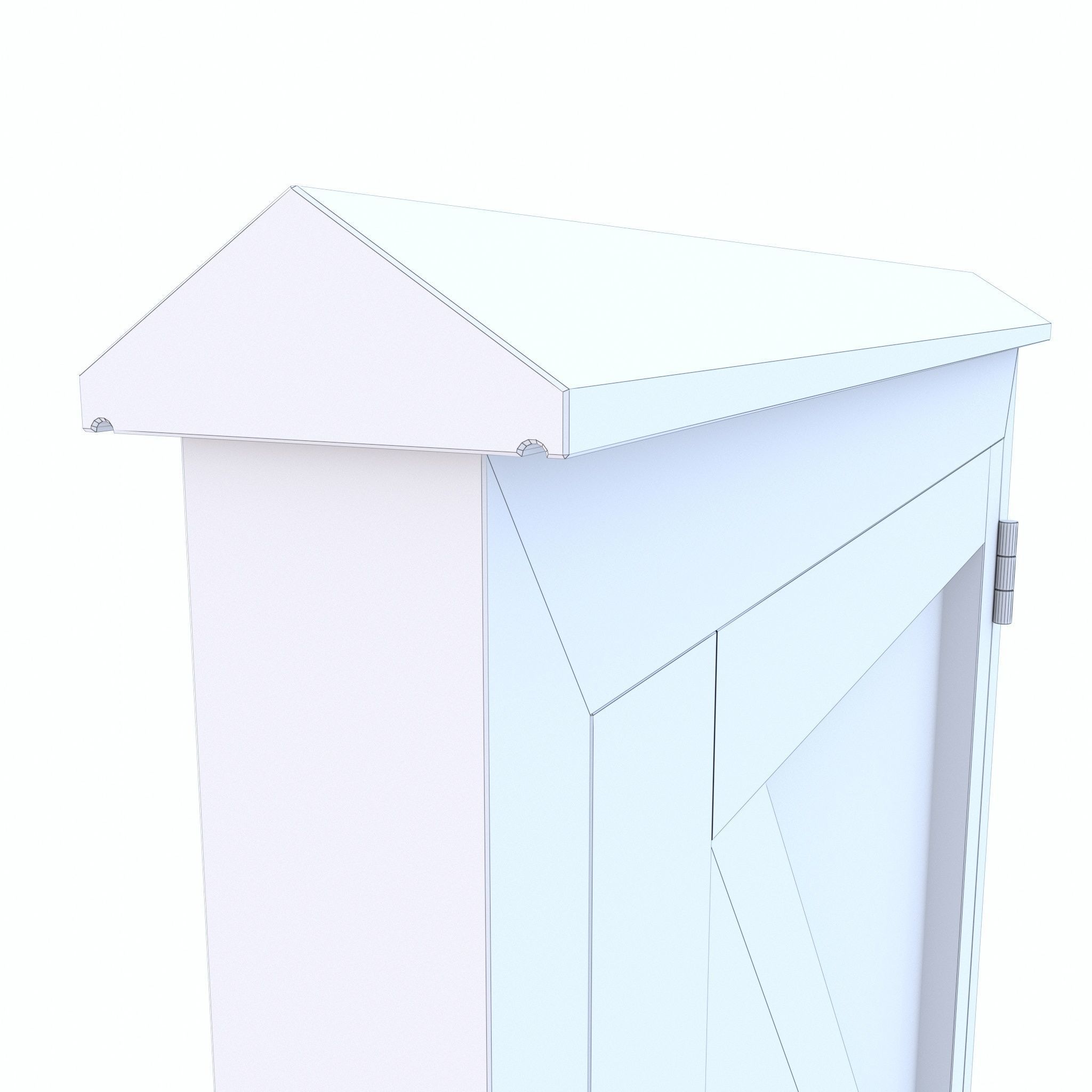 Gate Wood Outdoor 3D model_13