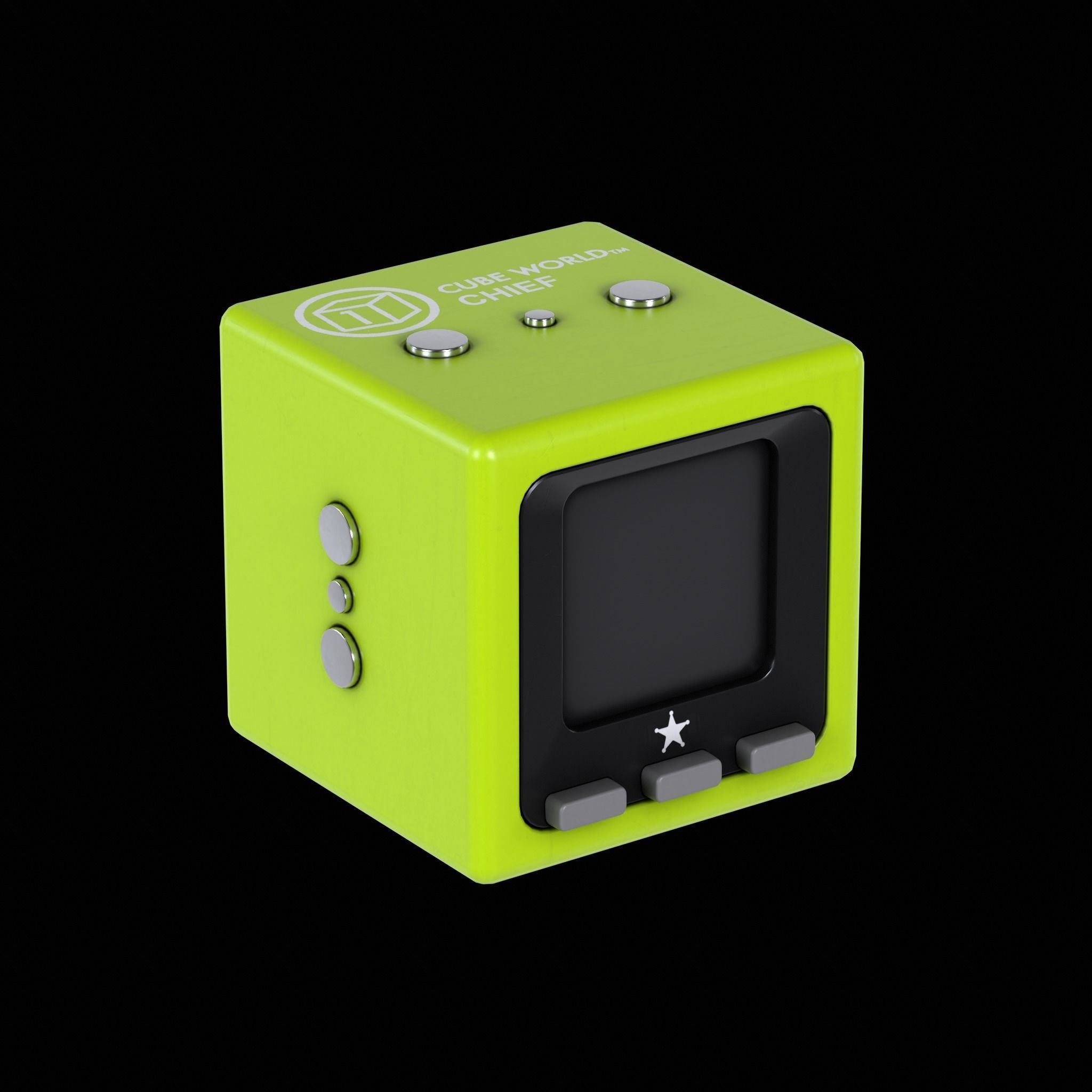 Cube World Toys Low-poly 3D model_13