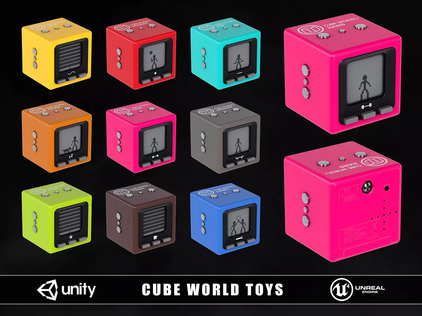 Cube World Toys Low-poly 3D model