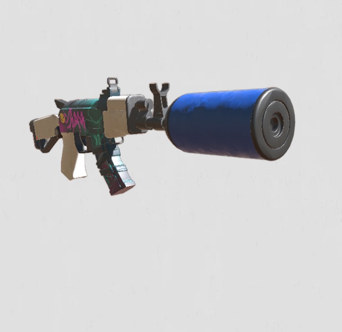 FPS AKM - Model and Textures 3D model_2