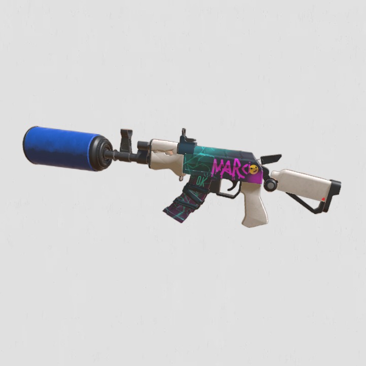FPS AKM - Model and Textures 3D model_1