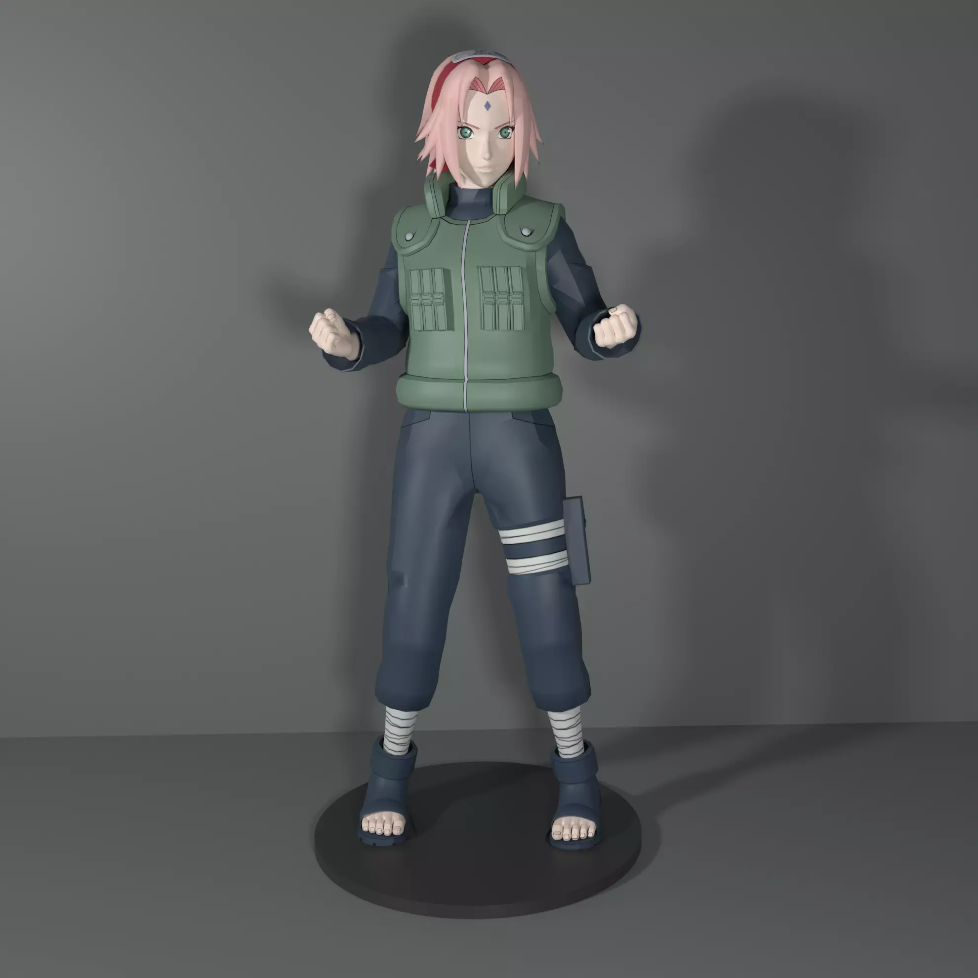 Haruno Sakura 3D print model