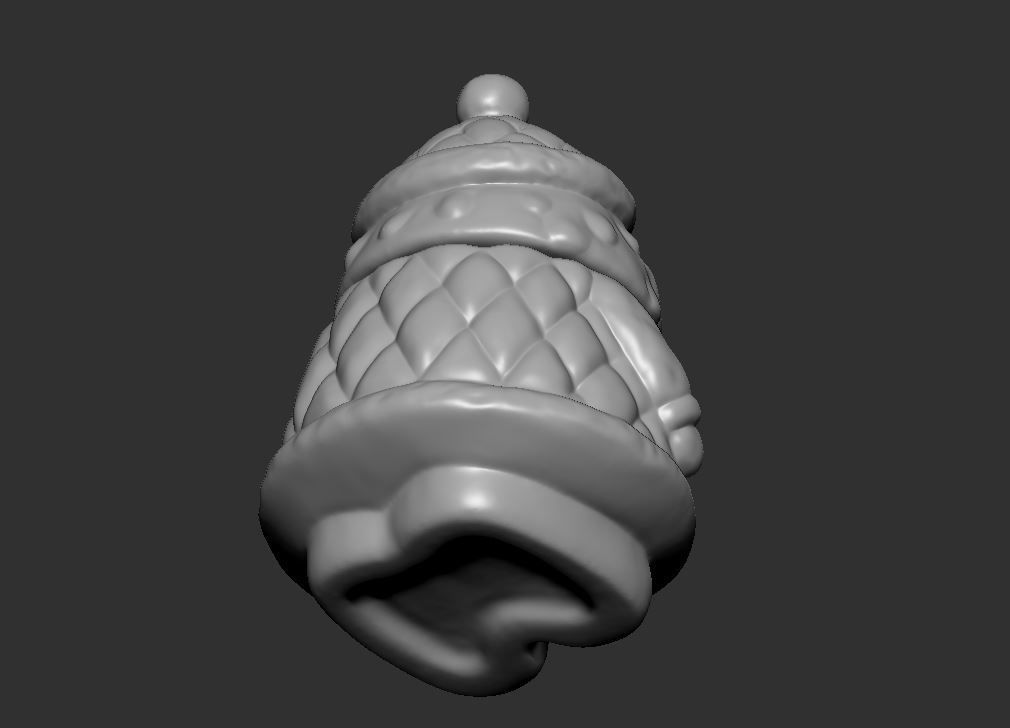 Santa Claus Sugar Bowl 3D print model_10