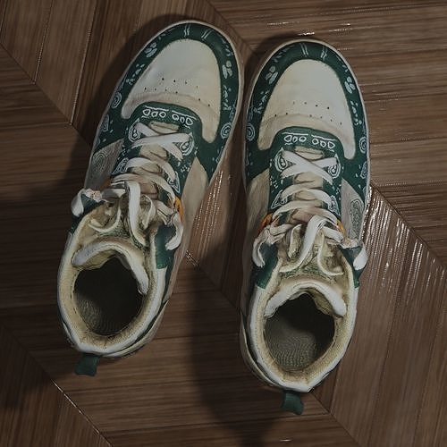 Worn Dirty Sneaker Photoscan 3D model