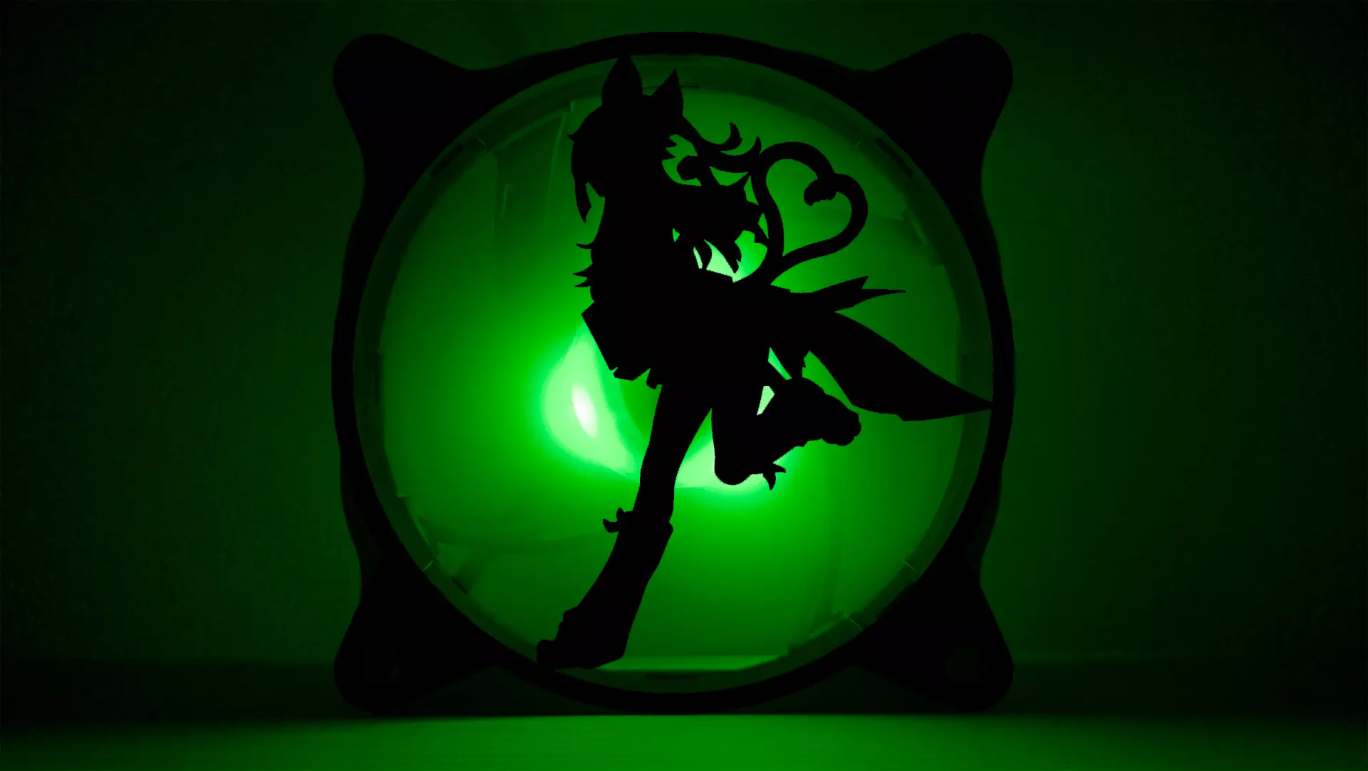 Genshin Impact Kirara PC fan cover 3D print model