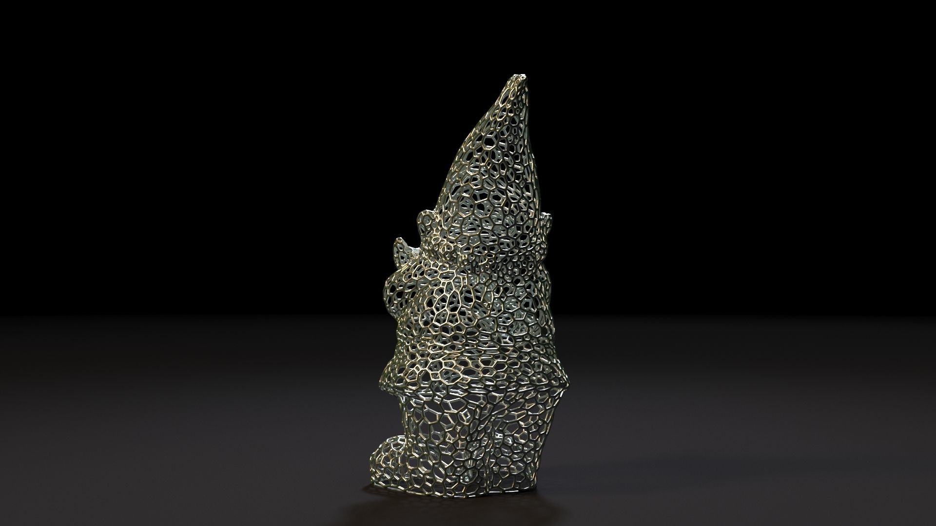 Gnome with a gun 3D print model_2