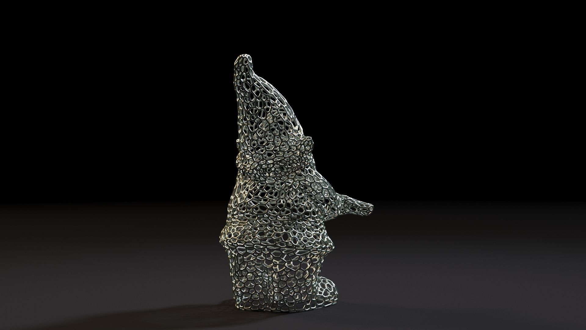 Gnome with a gun 3D print model_3