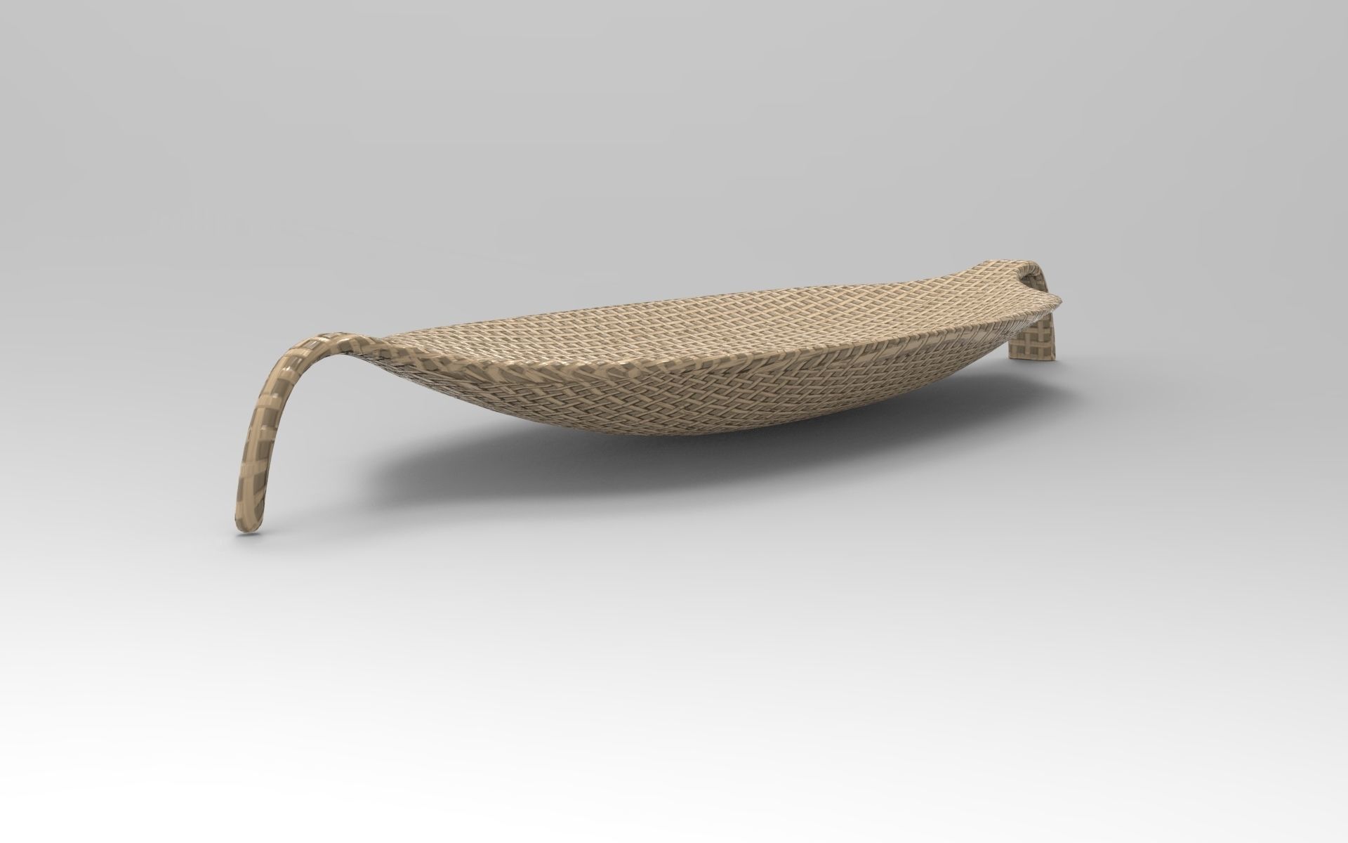 Odir Sun Lounge Low-poly 3D model_2