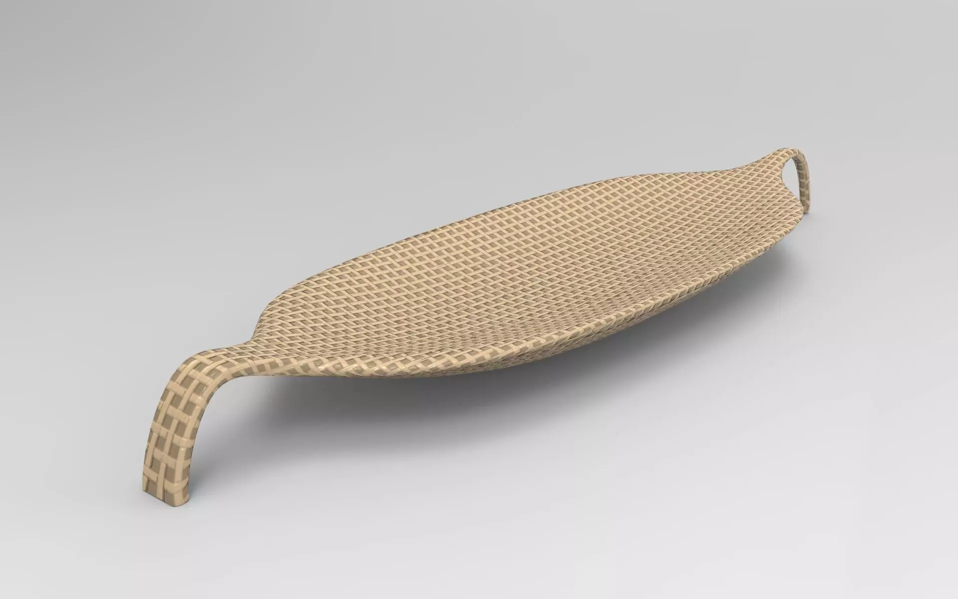 Odir Sun Lounge Low-poly 3D model_0