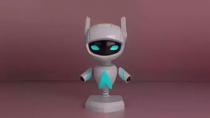 Cute Robot 3D model
