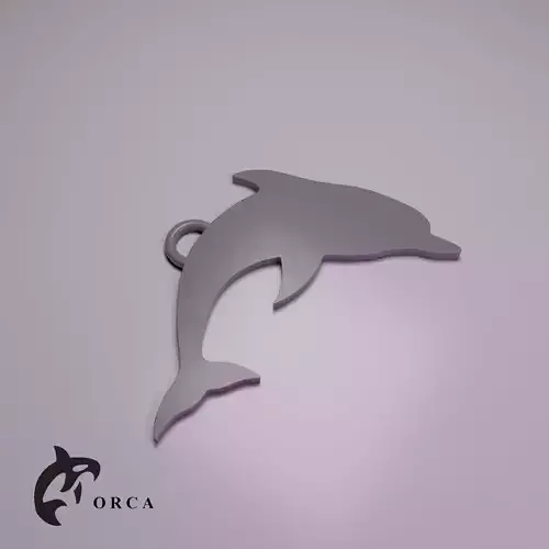 Dolphine KeyChain 3D model