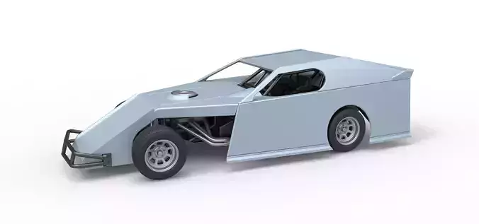 Dirt Modified stock car Scale 1 to 25 3D print model