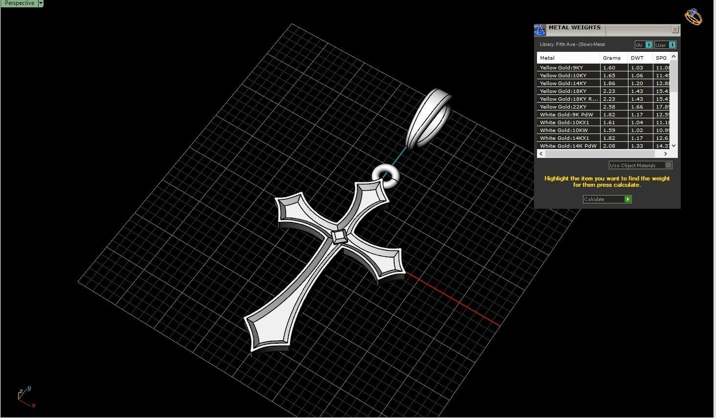 Simple cross model 541 3D print model_4