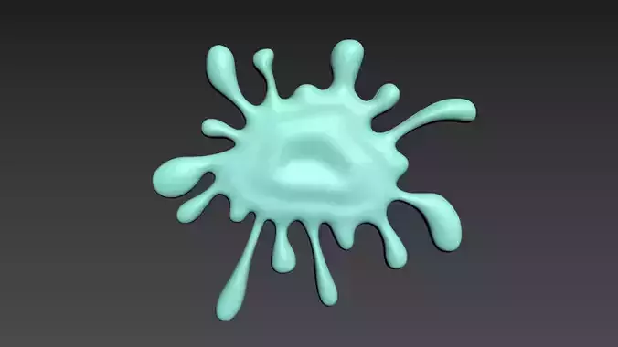 Blot Splash 3D print model