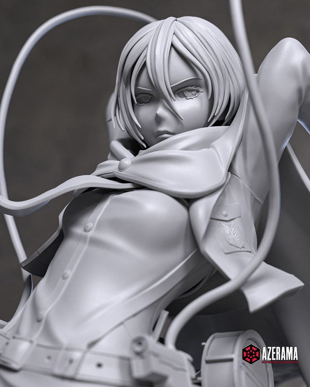Mikasa For 3D Printing 3D print model_11