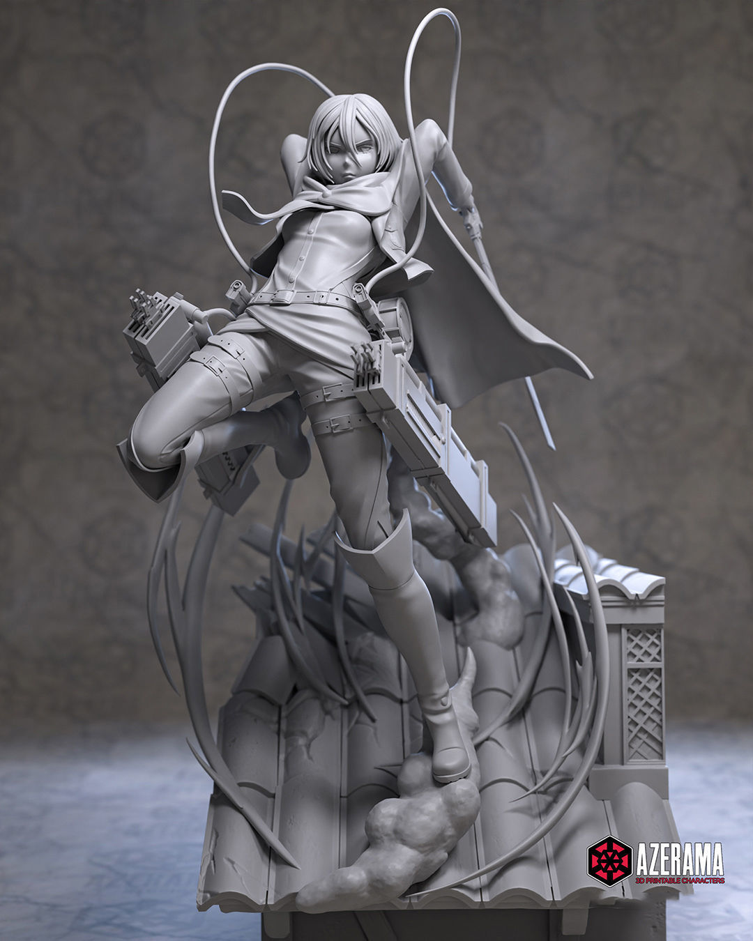 Mikasa For 3D Printing 3D print model_13