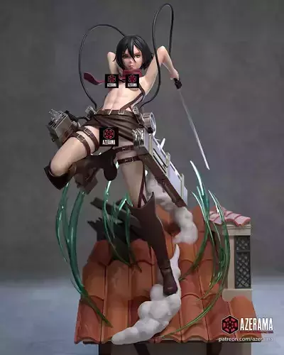 Mikasa NSFW For 3D Printing