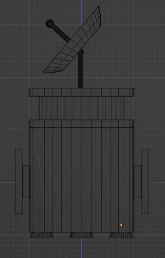 Simple Satellite Free 3D model_3