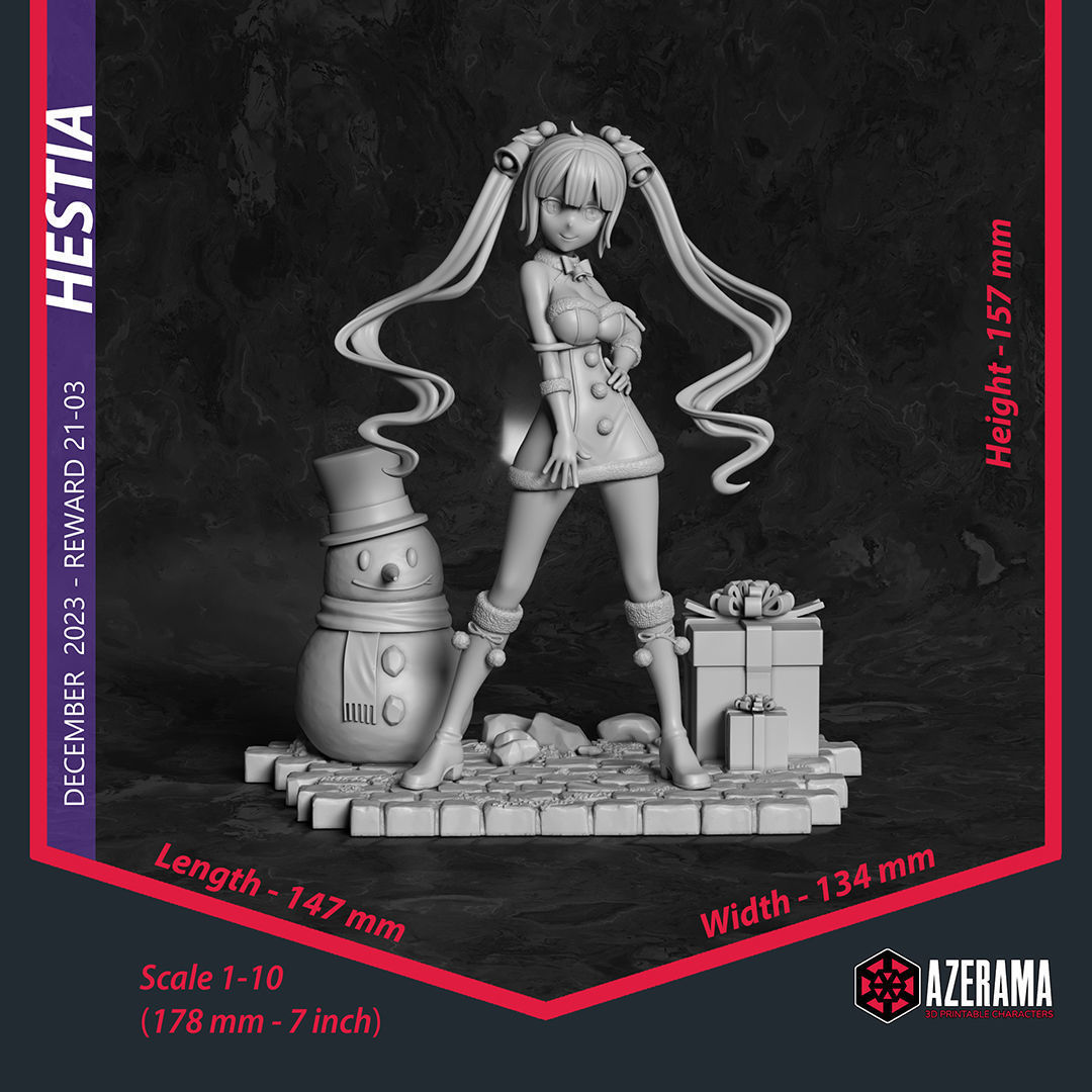 Hestia Christmas for 3D Printing 3D print model_5