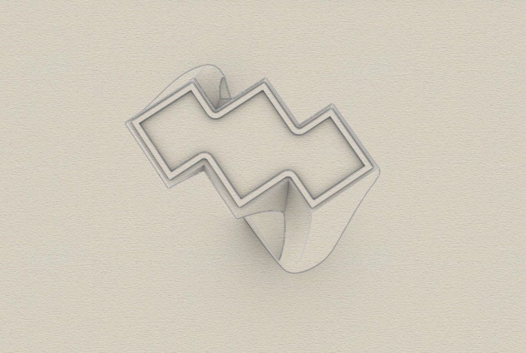 customizable zig zag ring us size 8 3D print model_5