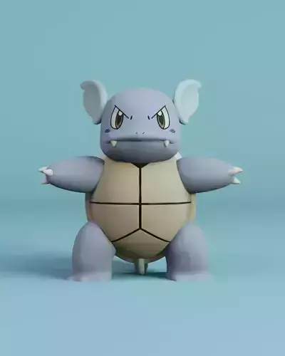 Wartortle 3D print model