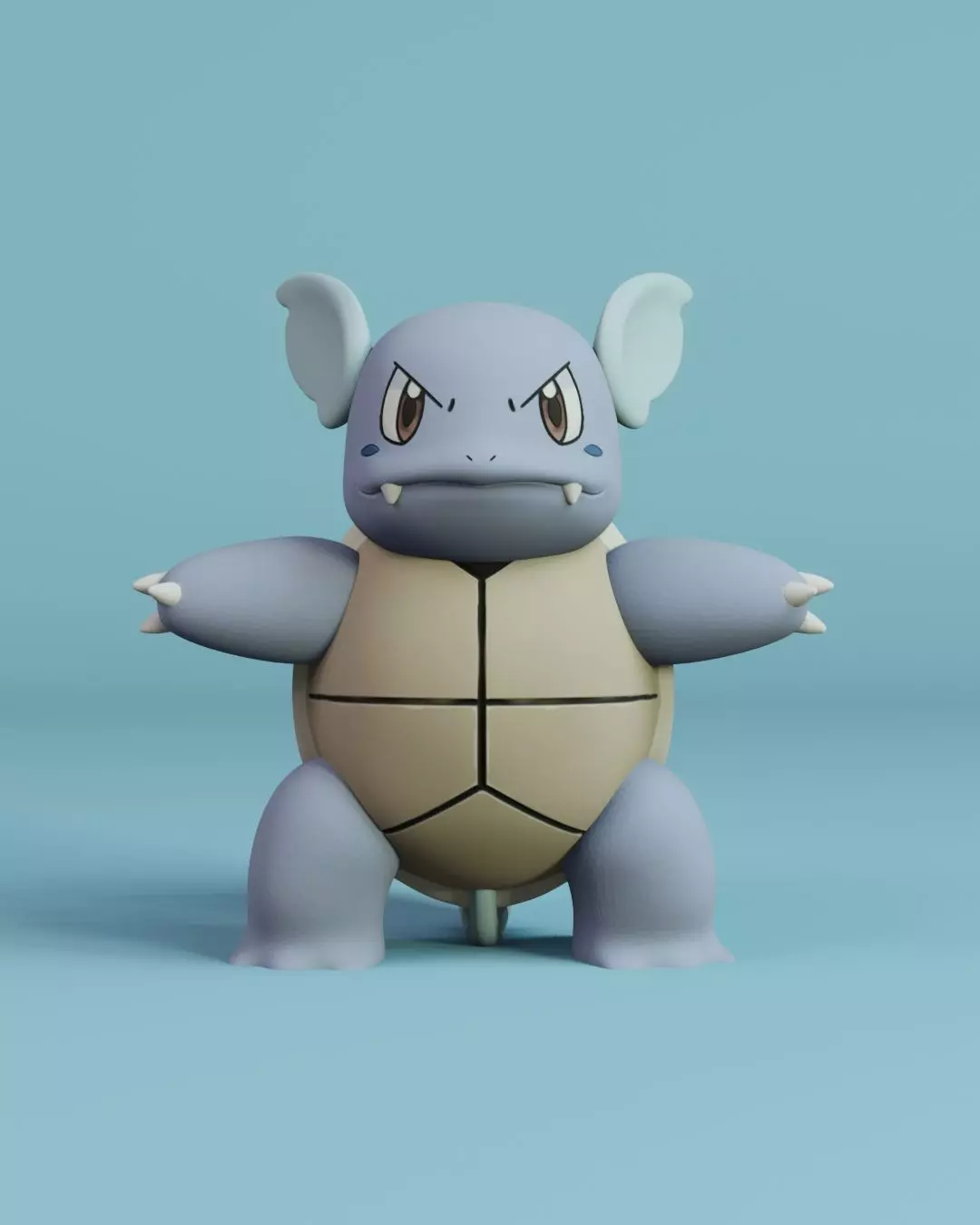Wartortle 3D print model