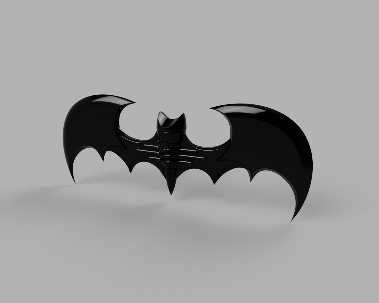 1995 Batman Forever Batarang 3D print model_5