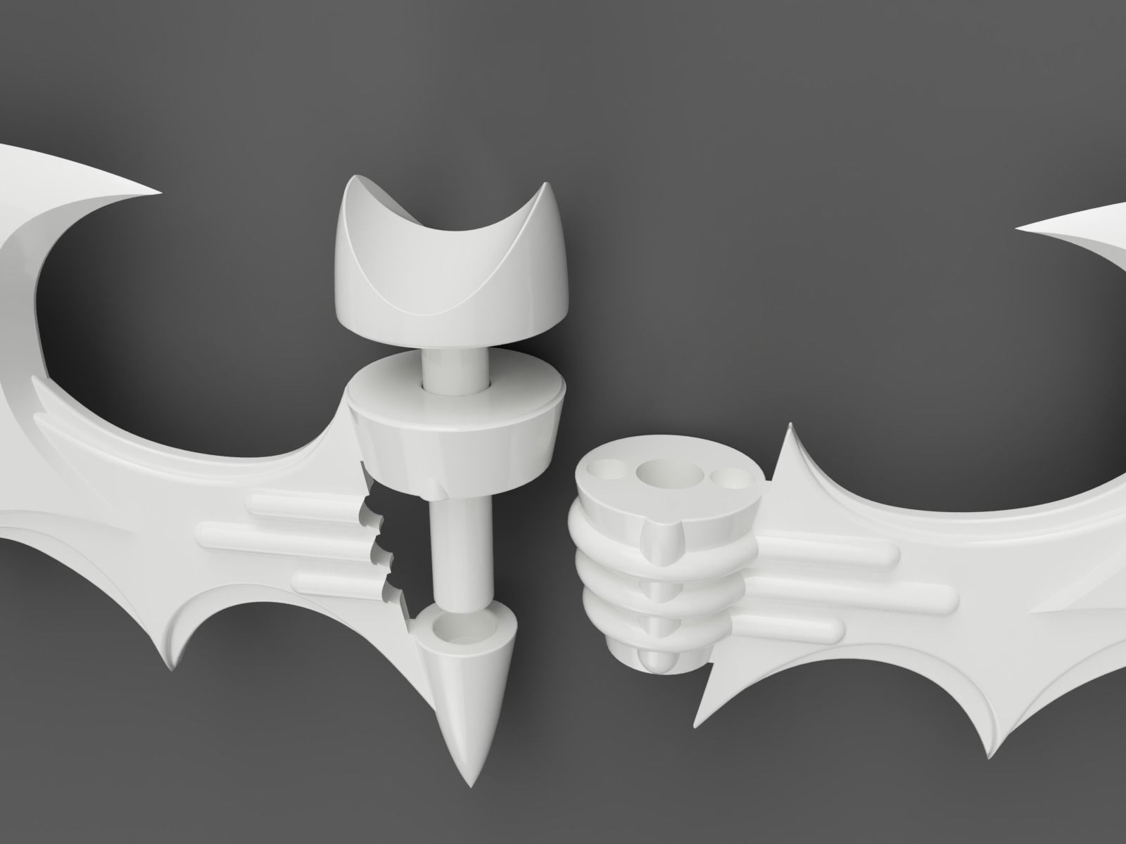 1995 Batman Forever Batarang 3D print model_3