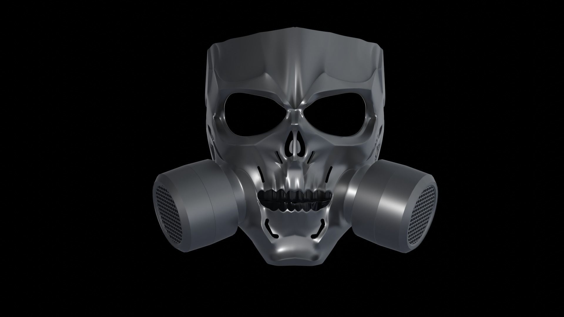 Skull Gasmask 3D model_5