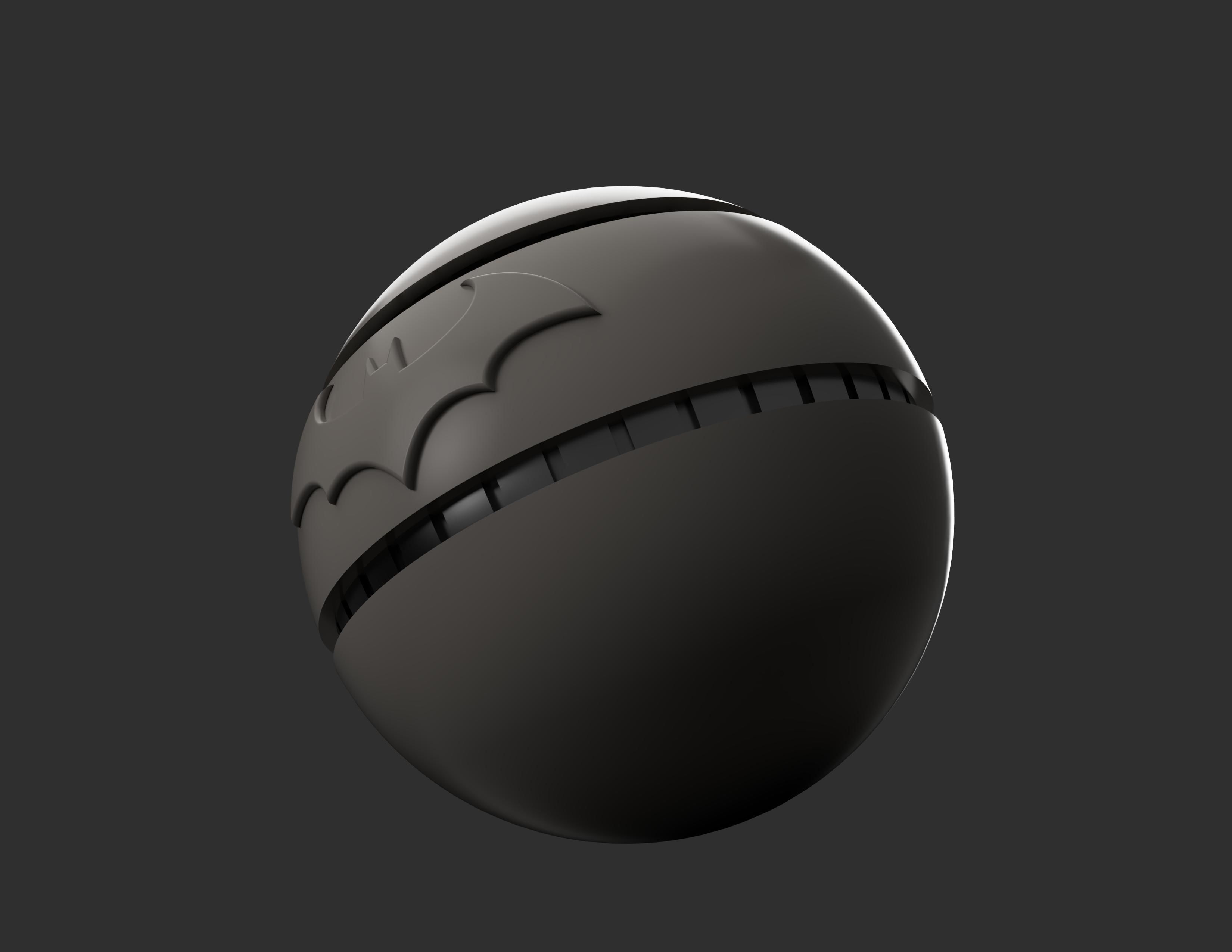 Batman Smoke Pellet 3D print model_1