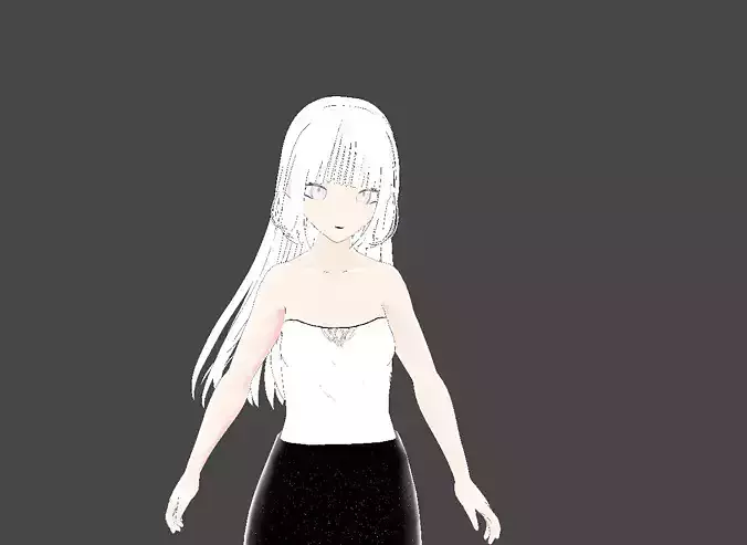 Model white angel 1 Fictional person