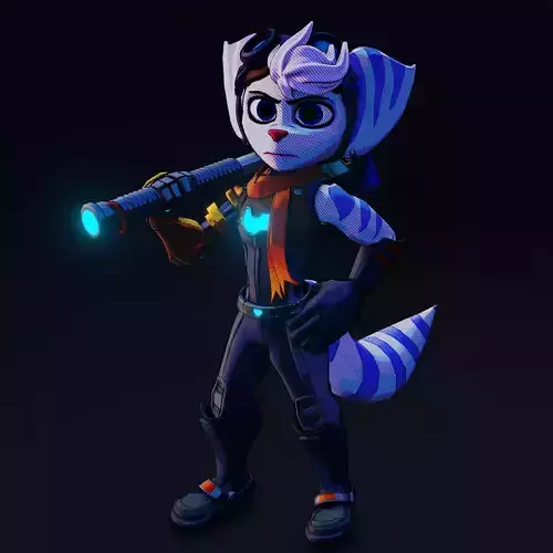 Rivet cell shading Free 3D model