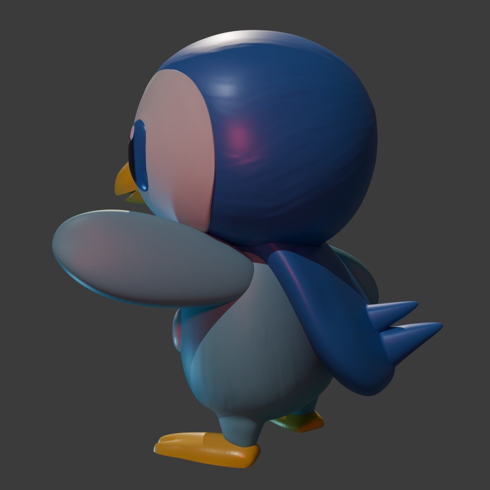 Pokemon Sinnoh Starters 3D print model_4