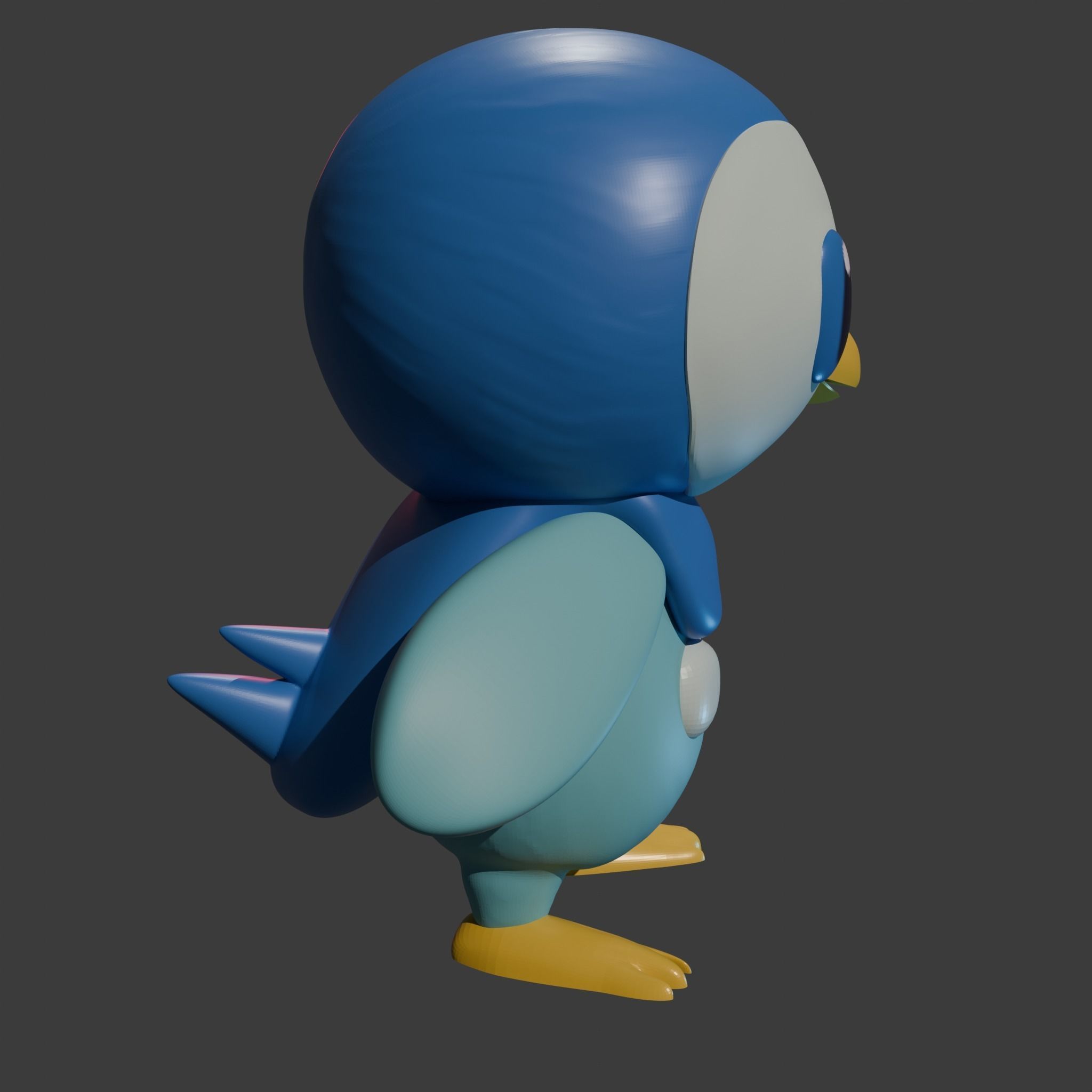 Pokemon Sinnoh Starters 3D print model_5